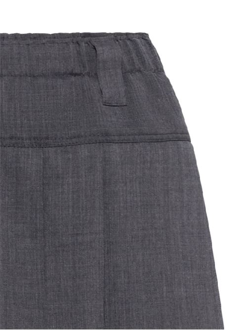 Grey virgin wool skirt Brunello Cucinelli | MA087G3662C2164